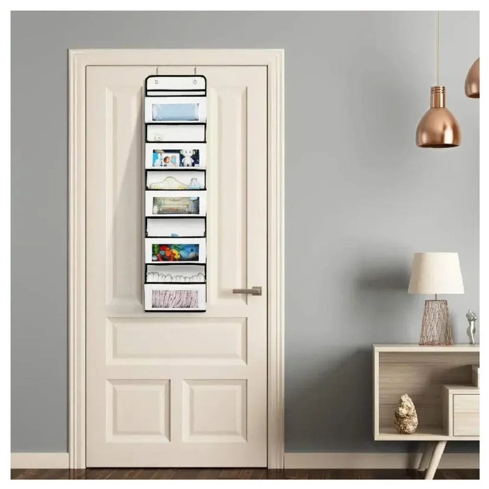Over the Door Storage Hanging Organizer Closet Pantry Bathroom Playroom Classroo